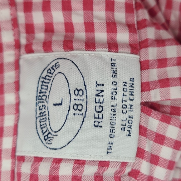 Brooks Brothers Men's Seersucker Button Down sz.  Large - Picture 4 of 4